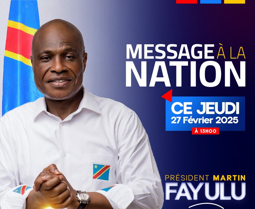 MARTIN FAYULU RECADRE KABILA ET NANGA _ ADRESSE A LA NATION DU DU 27 FÉVRIER 2025